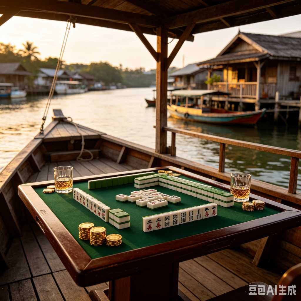decorative mahjong tiles set
