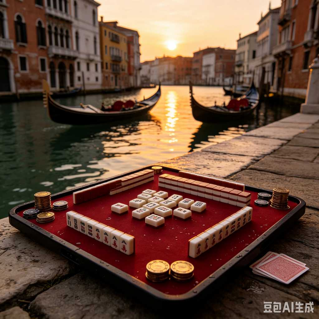 carved pattern mahjong set