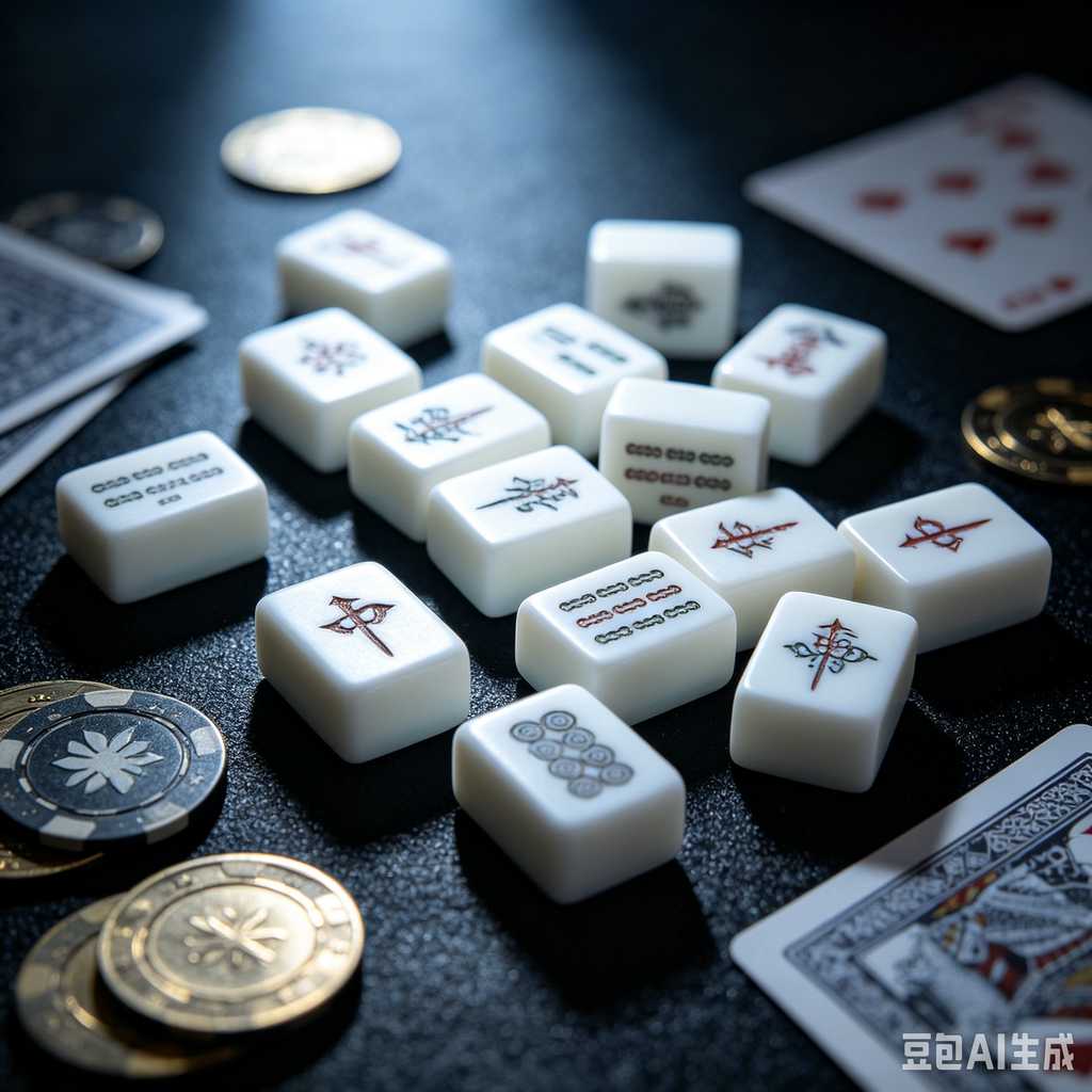 shiny mahjong tiles luxury