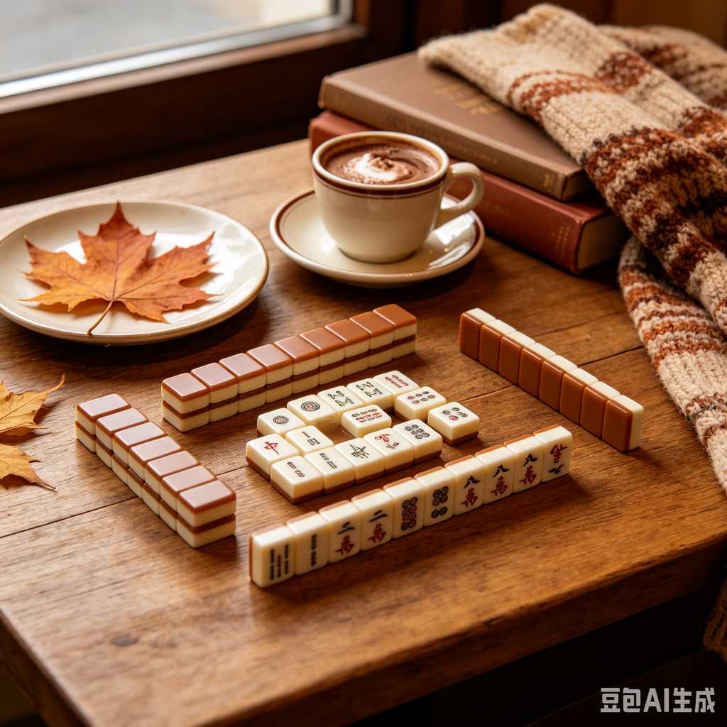 mini travel mahjong set lightweight