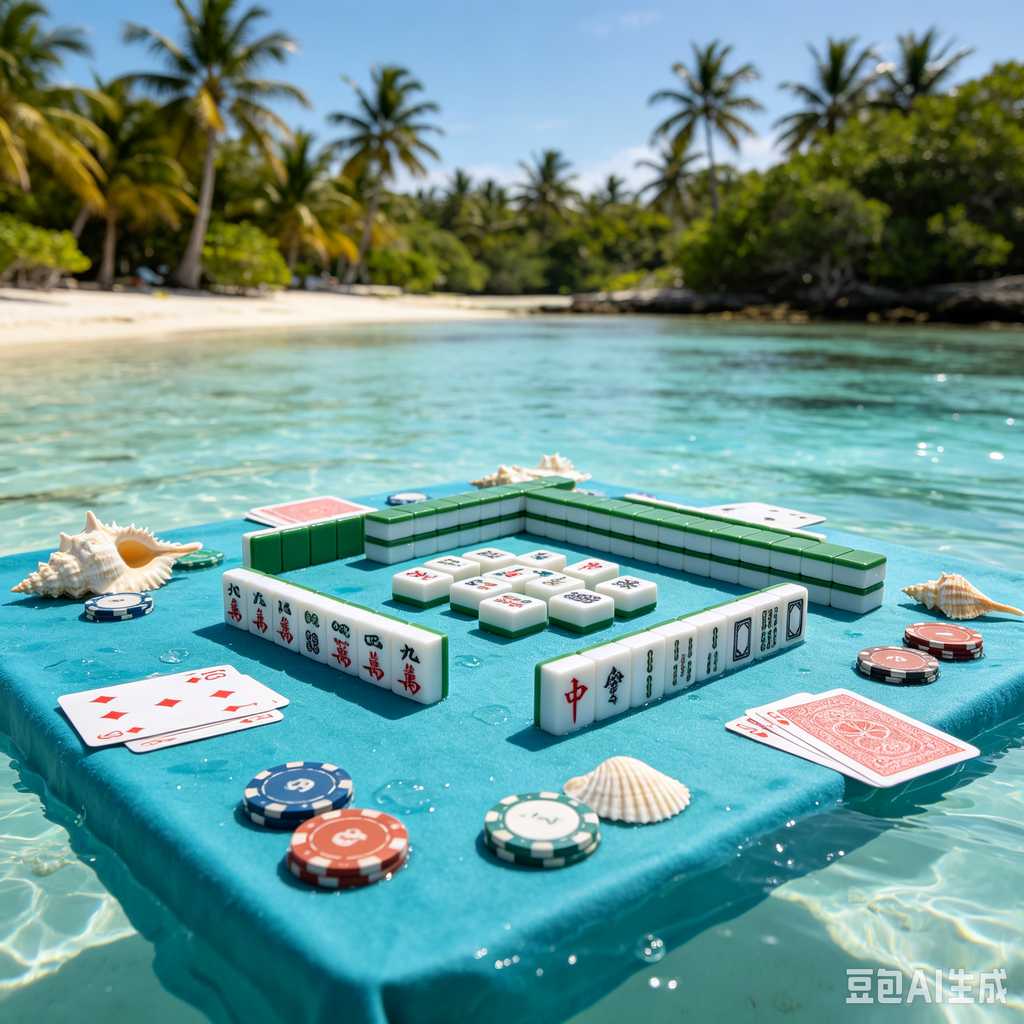 minimal text mahjong set